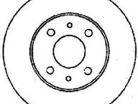 Disc frana FIAT CROMA (154), LANCIA DELTA (831AB0), LANCIA DELTA Mk II (836) - JURID 561387JC