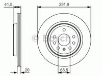 Disc frana FIAT CROMA (194) (2005 - 2016) Bosch 0 986 479 S27