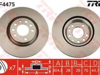 Disc frana FIAT CROMA 194 TRW DF4475