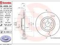 Disc frana FIAT DOBLO platou sasiu 263 BREMBO 09493921