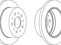 Disc frana FIAT DUCATO bus (244) (2002 - 2016) FERODO DDF1145 piesa NOUA