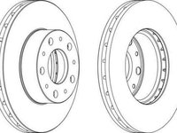 Disc frana FIAT DUCATO bus 250 FERODO DDF1800