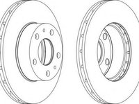 Disc frana FIAT DUCATO bus (250), FIAT DUCATO caroserie (250), FIAT DUCATO platou / sasiu (250) - FERODO DDF1809