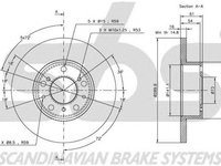 Disc frana FIAT DUCATO caroserie 290 SBS 1815209919