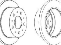 Disc frana FIAT DUCATO platou / sasiu (250, 290) (2006 - 2016) FERODO DDF1574