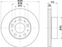 Disc frana FIAT DUCATO platou / sasiu (250, 290) (2006 - 2016) Textar 92275003