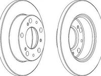 Disc frana FIAT DUCATO platou sasiu 290 FERODO DDF063