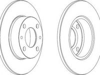 Disc frana FIAT FIORINO (147) (1980 - 1993) FERODO DDF083 piesa NOUA