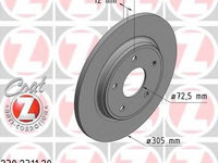 Disc frana FIAT FREEMONT (JC, JF) (2011 - 2016) ZIMMERMANN 230.2311.20 piesa NOUA