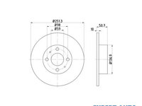 Disc frana Fiat LINEA (323) 2007-2016 #2 08312610