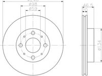 Disc frana FIAT PALIO (178BX), FIAT PALIO Weekend (178DX), FIAT PALIO limuzina (178_) - MINTEX MDC1970