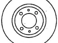 Disc frana FIAT PANDA (141A_), FIAT FIORINO caroserie (146), FIAT FIORINO (147) - JURID 561326JC