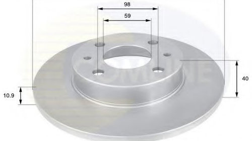 Disc frana FIAT PANDA (169) (2003 - 2016) COM