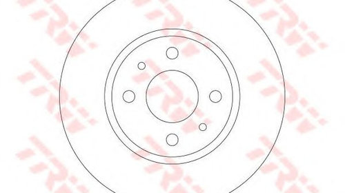 Disc frana FIAT PANDA (312) (2012 - 2016) TRW