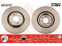 Disc frana Fiat PUNTO (199) 2012-2016 #3 0000071772815