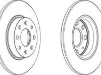 Disc frana FIAT PUNTO (199), OPEL CORSA D, VAUXHALL CORSA Mk III (D) (L_8) - WAGNER WGR1784-1