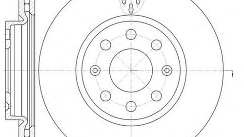 Disc frana FIAT PUNTO 199 ROADHOUSE 6981.1