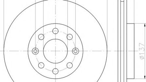 Disc frana FIAT PUNTO EVO (199) (2008 - 2016)