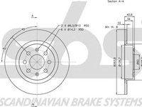 Disc frana FIAT PUNTO EVO 199 SBS 1815202351