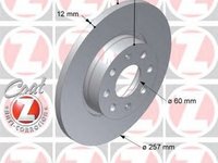 Disc frana FIAT PUNTO EVO 199 ZIMMERMANN 430260920