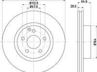 Disc frana FIAT SCUDO (272, 270) (2007 - 2016) KRIEGER 0950004146 piesa NOUA