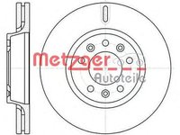 Disc frana FIAT SCUDO 272 270 METZGER 61052.1