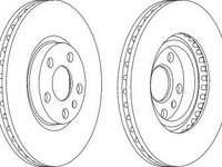 Disc frana FIAT SCUDO caroserie (220L) (1996 - 2006) FERODO DDF760