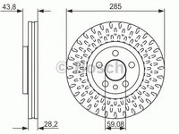 Disc frana FIAT SCUDO caroserie (220L) (1996 - 2006) BOSCH 0 986 479 114