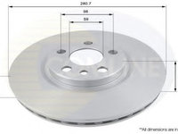 Disc frana FIAT SCUDO caroserie (220L) (1996 - 2006) COMLINE ADC1522V piesa NOUA