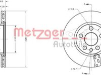 Disc frana FIAT SCUDO caroserie 220L METZGER 6110528