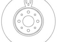 Disc frana FIAT STILO (192), FIAT STILO Multi Wagon (192), FIAT RITMO III (198) - JURID 562295JC