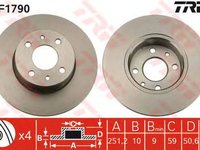 Disc frana FIAT STILO 192 TRW DF1790