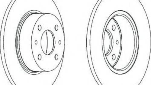 Disc frana FIAT STILO Multi Wagon (192) (2003