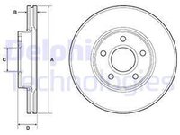 Disc frana FORD C-MAX DM2 DELPHI BG3868