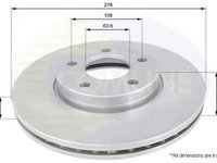 Disc frana FORD C-MAX II COMLINE ADC1912V