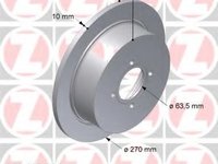 Disc frana FORD ESCORT Mk V (GAL), FORD ESCORT Mk V combi (GAL, AVL), FORD ESCORT Mk VI Cabriolet (ALL) - ZIMMERMANN 250.1335.00