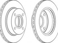 Disc frana FORD ESCORT Mk V (GAL), FORD ESCORT Mk V combi (GAL, AVL), FORD ESCORT Mk VI Cabriolet (ALL) - WAGNER WGR0887-1