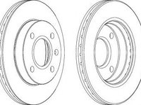 Disc frana FORD ESCORT Mk VI combi (GAL) (1992 - 1995) FERODO DDF766