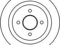 Disc frana FORD ESCORT Mk VI (GAL), FORD SCORPIO Mk II (GFR, GGR), FORD SCORPIO Mk II combi (GNR, GGR) - MINTEX MDC821