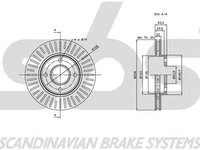 Disc frana FORD FIESTA caroserie JV SBS 1815202549