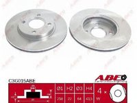 Disc frana FORD FIESTA IV JA JB ABE C3G015ABE