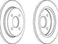 Disc frana FORD FIESTA V (JH_, JD_) (2001 - 2010) FERODO DDF281