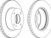 Disc frana FORD FIESTA VI FERODO DDF1740