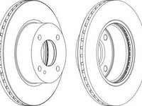 Disc frana FORD FIESTA VI, OPEL INSIGNIA combi, FORD FIESTA Van - FERODO DDF1740