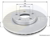 Disc frana FORD FOCUS C-MAX (2003 - 2007) COMLINE ADC1912V