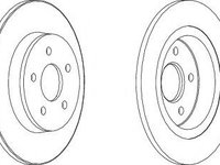 Disc frana FORD FOCUS C-MAX (2003 - 2007) FERODO DDF1227