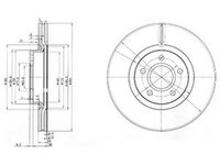 Disc frana FORD FOCUS C-MAX DELPHI BG3895