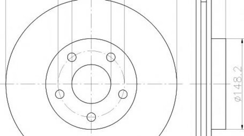 Disc frana FORD FOCUS C-MAX, VOLVO S40 II lim