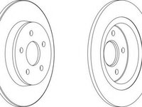 Disc frana FORD FOCUS C-MAX, VOLVO S40 II limuzina (MS), VOLVO V50 combi (MW) - FERODO DDF1227