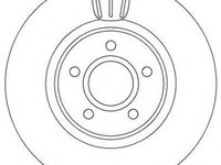 Disc frana FORD FOCUS C-MAX, VOLVO S40 II limuzina (MS), VOLVO V50 combi (MW) - JURID 562363J